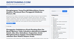 Desktop Screenshot of beritamini.com